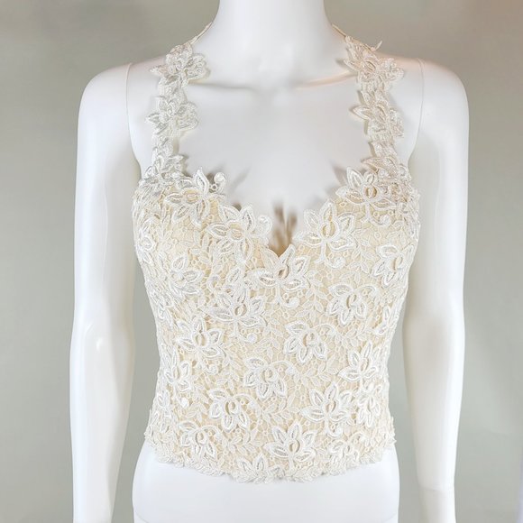 Only Love by Helena Stuart Lace Bra Top - Picture 1 of 10